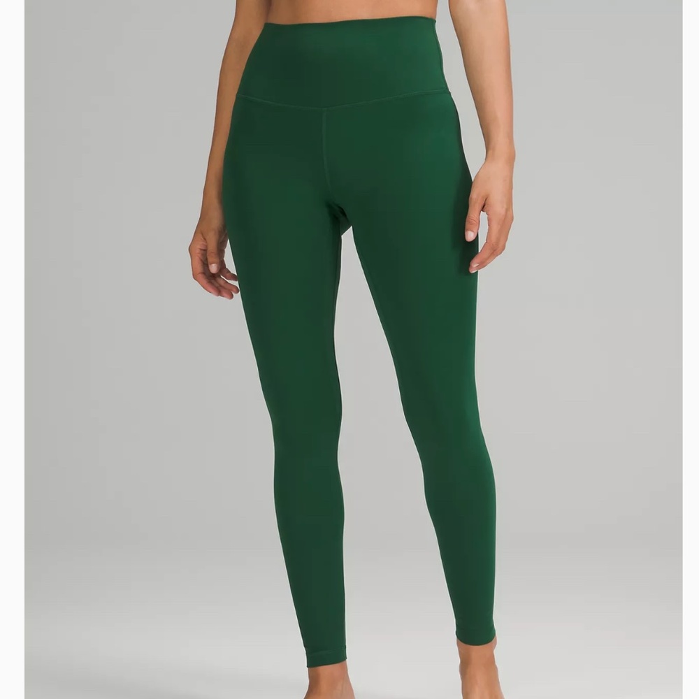 lululemon align leggings everglade green